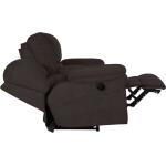 Reyes Portabella Lay Flat Reclining Console Loveseat with Storage & Cupholders - Image 4
