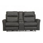 Fredda Power Headrest Power Lay Flat Recl Console Loveseat w/Zero Gravity