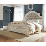 Realyn Queen Upholstered Panel Bed