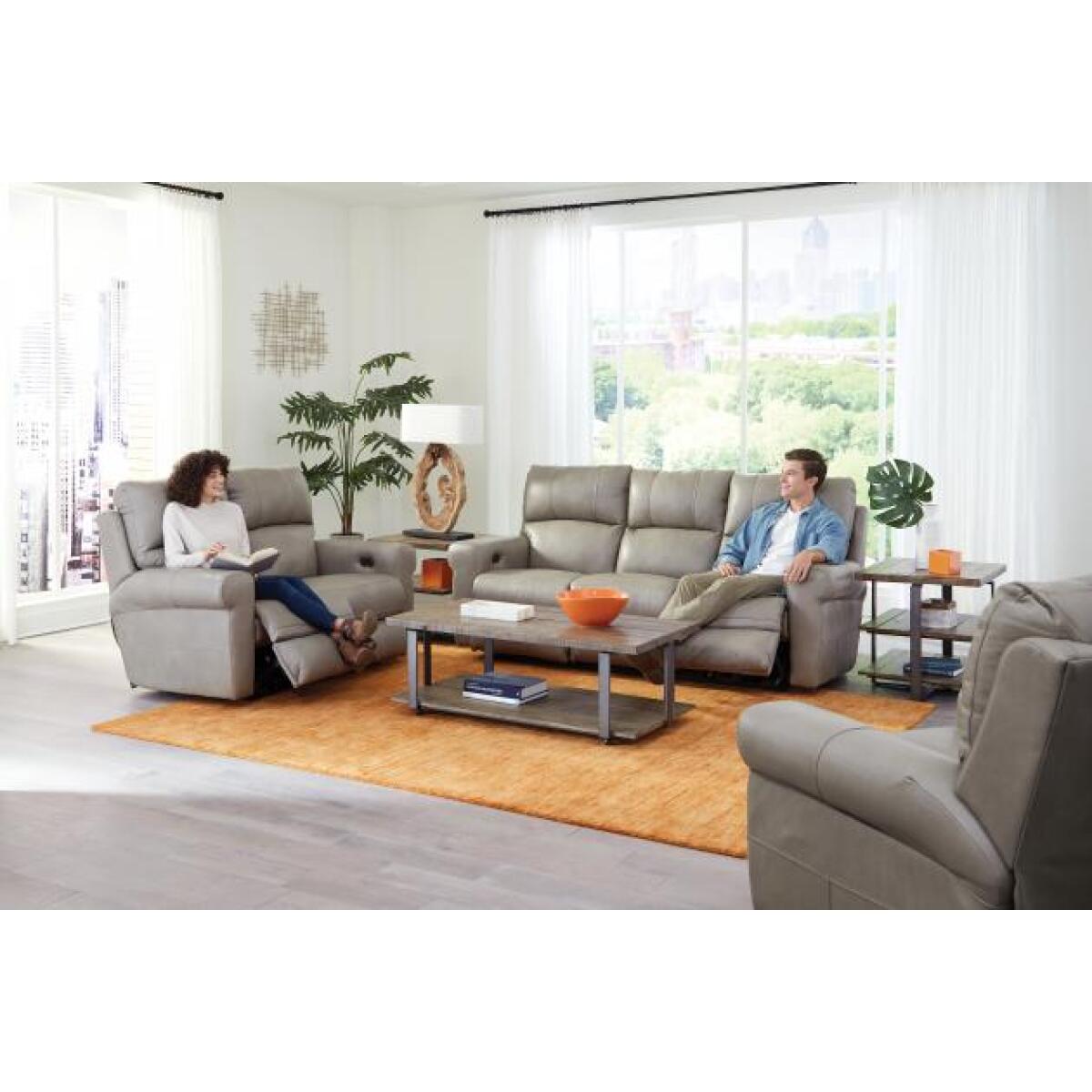 Toretta Power Lay Flat Reclining Loveseat Toretta Power Lay Flat Recl Sofa (87") - Image 1