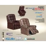 Ramsey Power Lift Recliner Lay Out Recliner with Heat and Massage - Image 4
