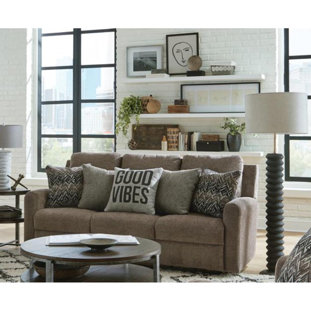 Calvin Power Reclining Sofa Calvin Power Reclining Sofa - Image 1