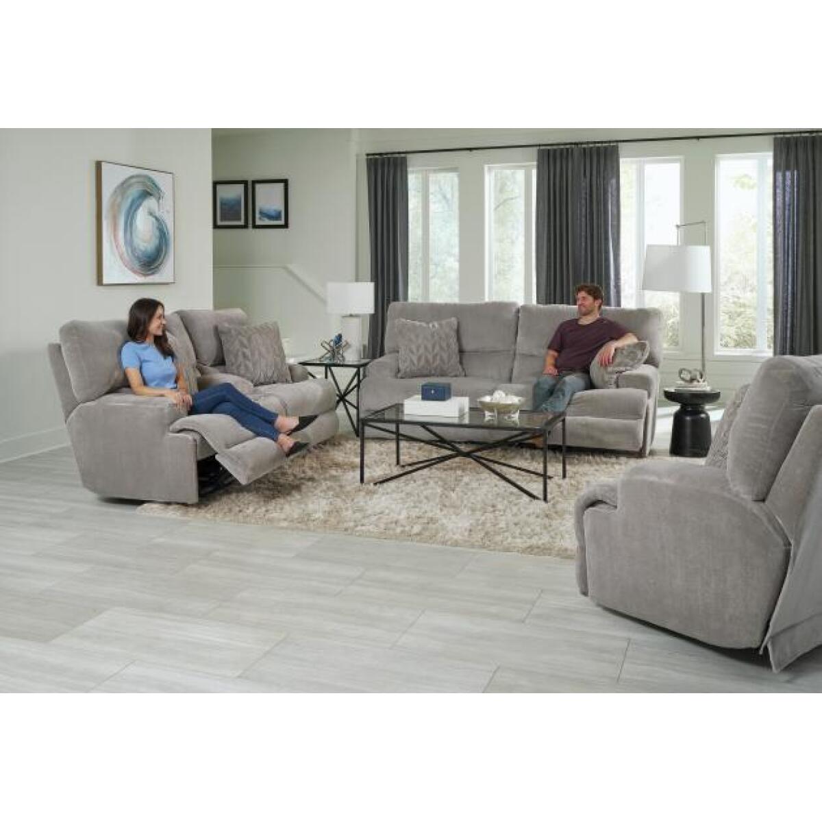 128_renaldo_stone_room_cu2577 Renaldo Power Lay Flat Recl Console Loveseat w/Zero Gravity - Image 1