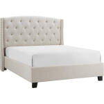 Eva Queen Bed Dove Gray