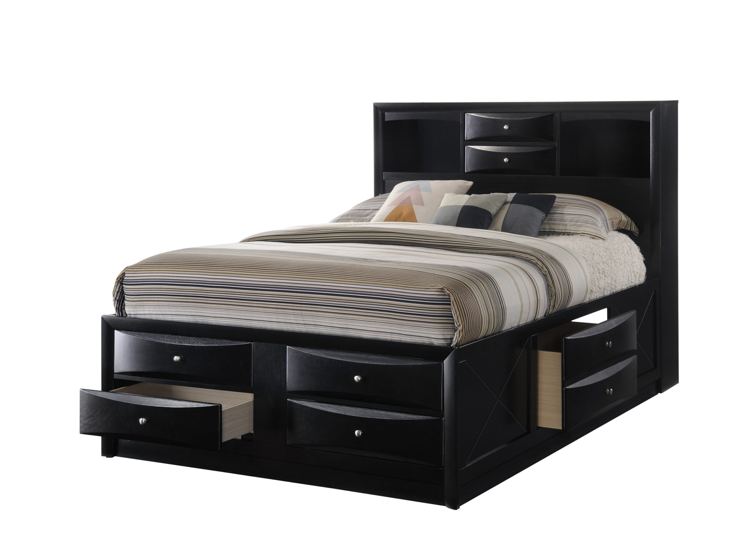 Queen Size Captain's Storage Bed